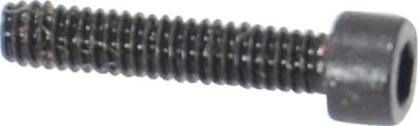 Holo-Krome - #1-72 UNF Hex Socket Drive, Socket Cap Screw - Alloy Steel, Black Oxide Finish, Fully Threaded, 3/8" Length Under Head - All Tool & Supply