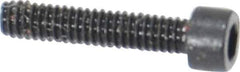 Holo-Krome - #1-72 UNF Hex Socket Drive, Socket Cap Screw - Alloy Steel, Black Oxide Finish, Fully Threaded, 3/8" Length Under Head - All Tool & Supply