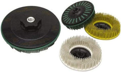 3M - 7" 50 Grit Ceramic Straight Disc Brush - Coarse Grade, 7/8" Trim Length, 7/8" Arbor Hole - All Tool & Supply