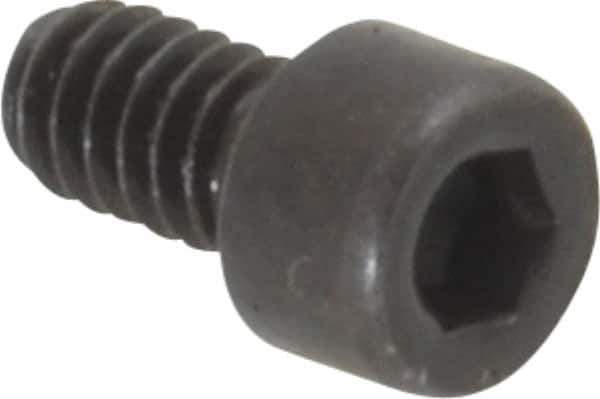 Holo-Krome - #3-48 UNC Hex Socket Drive, Socket Cap Screw - Alloy Steel, Black Oxide Finish, Fully Threaded, 3/16" Length Under Head - All Tool & Supply