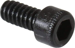 Holo-Krome - #4-40 UNC Hex Socket Drive, Socket Cap Screw - Alloy Steel, Black Oxide Finish, Fully Threaded, 1/4" Length Under Head - All Tool & Supply