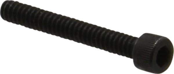 Holo-Krome - #6-32 UNC Hex Socket Drive, Socket Cap Screw - Alloy Steel, Black Oxide Finish, Fully Threaded, 1" Length Under Head - All Tool & Supply