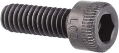 Holo-Krome - #8-32 UNC Hex Socket Drive, Socket Cap Screw - Alloy Steel, Black Oxide Finish, Fully Threaded, 1/2" Length Under Head - All Tool & Supply