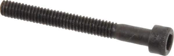 Holo-Krome - #8-32 UNC Hex Socket Drive, Socket Cap Screw - Alloy Steel, Black Oxide Finish, Partially Threaded, 1-1/2" Length Under Head - All Tool & Supply