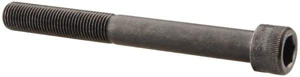 Holo-Krome - 3/8-24 UNF Hex Socket Drive, Socket Cap Screw - Alloy Steel, Black Oxide Finish, Partially Threaded, 3-1/2" Length Under Head - All Tool & Supply