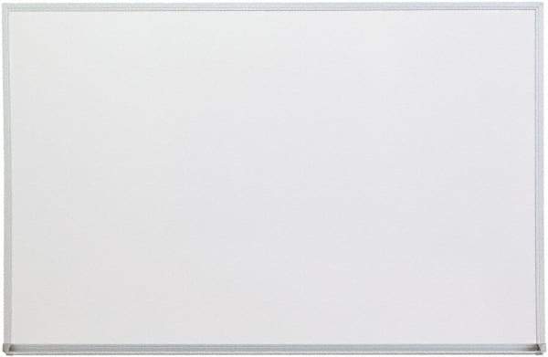 UNIVERSAL - 24" High x 36" Wide Melamine Dry Erase Board with 3/4" Rail - Aluminum, 5/8" Deep - All Tool & Supply