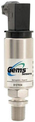 Gems Sensors - 120 Max psi, General Purpose Industrial Pressure Transducer - 1/4" Thread - All Tool & Supply