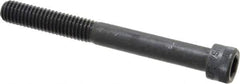 Holo-Krome - 3/8-16 UNC Hex Socket Drive, Socket Cap Screw - Alloy Steel, Black Oxide Finish, Partially Threaded, 3-1/2" Length Under Head - All Tool & Supply