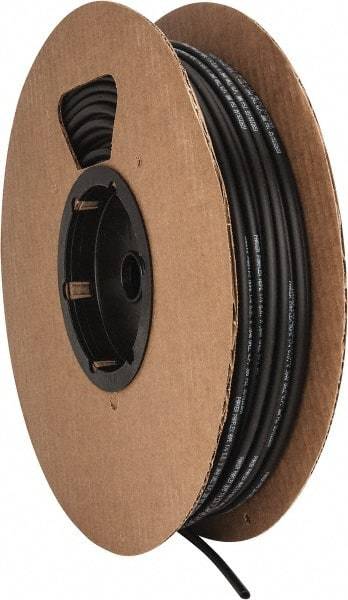 Parker - 11/64" ID x 1/4" OD, 0.04" Wall Thickness, 250' Long, Polyethylene Tube - Black, 300 Max psi, -80 to 175°F - All Tool & Supply