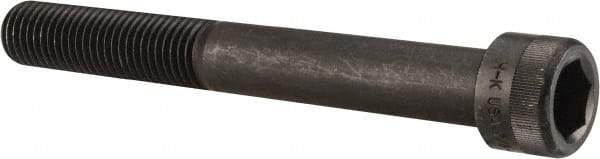 Holo-Krome - 7/8-9 UNC Hex Socket Drive, Socket Cap Screw - Alloy Steel, Black Oxide Finish, Partially Threaded, 7" Length Under Head - All Tool & Supply