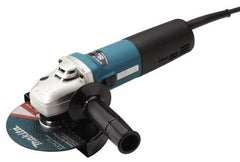 Makita - 6" Wheel Diam, 4,000 to 9,000 RPM, Corded Angle & Disc Grinder - 5/8-11 Spindle, 120 Volts, 12 Amps - All Tool & Supply