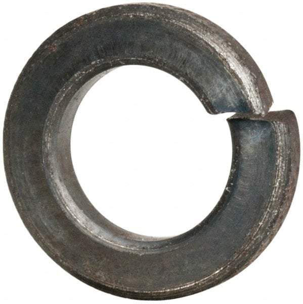 Value Collection - #10, 0.193" ID, 0.056" Thick Split Lock Washer - Grade 2 Spring Steel, Uncoated, 0.193" Min ID, 0.2" Max ID, 0.35" Max OD - All Tool & Supply