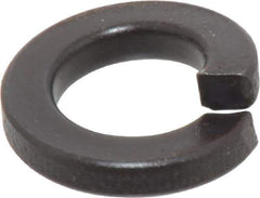 Value Collection - 1/2", 0.502" ID, 0.151" Thick Split Lock Washer - Grade 2 Spring Steel, Uncoated, 0.502" Min ID, 0.512" Max ID, 0.879" Max OD - All Tool & Supply