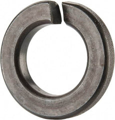 Value Collection - 9/16", 0.564" ID, 0.17" Thick Split Lock Washer - Grade 2 Spring Steel, Uncoated, 0.564" Min ID, 0.574" Max ID, 0.975" Max OD - All Tool & Supply