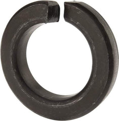 Value Collection - 1-1/2", 1.504" ID, 0.045" Thick Split Lock Washer - Grade 8 Spring Steel, Uncoated, 1.504" Min ID, 1.534" Max ID, 2.491" Max OD - All Tool & Supply