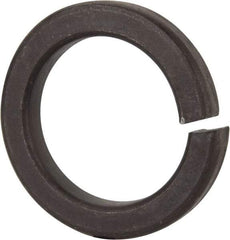 Value Collection - 2-1/2", 0.496" Thick Split Lock Washer - Grade 8 Spring Steel, Uncoated, 2.512" Min ID, 2.543" Max ID, 3.648" Max OD - All Tool & Supply