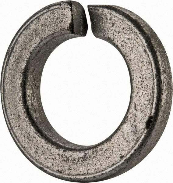 Value Collection - 9/16", 0.564" ID, 0.17" Thick Split Lock Washer - Grade 2 Spring Steel, Zinc-Plated Finish, 0.564" Min ID, 0.574" Max ID, 0.975" Max OD - All Tool & Supply