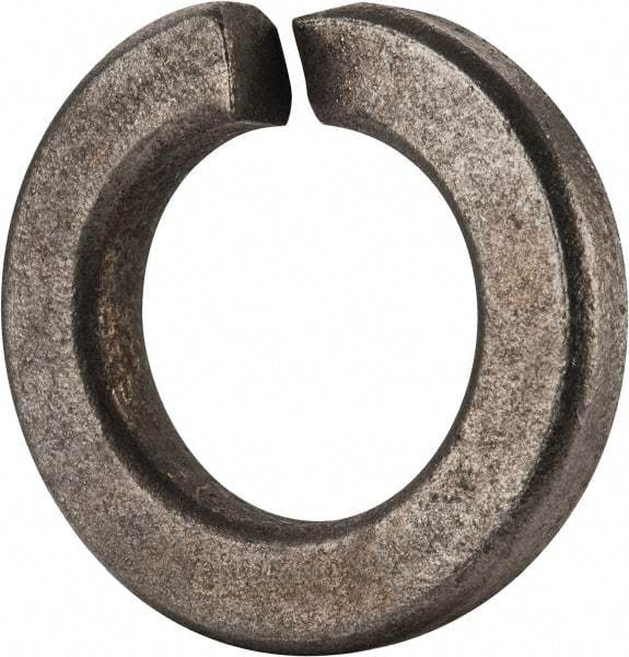 Value Collection - 3/4", 0.753" ID, 0.226" Thick Split Lock Washer - Grade 2 Spring Steel, Zinc-Plated Finish, 0.753" Min ID, 0.766" Max ID, 1.285" Max OD - All Tool & Supply