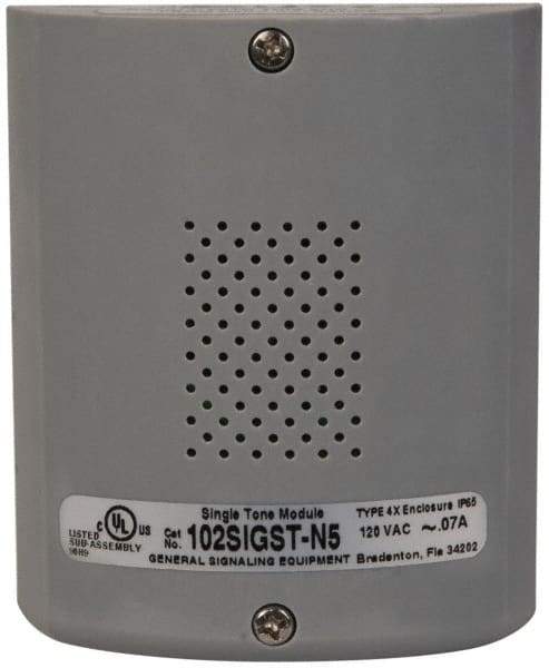 Edwards Signaling - 120 VAC, Base Mount Signal Combination Tone Card - 3R, 4X NEMA Rated, IP54 Ingress Rating, 0.05 Amp, 79 dB at 10 Ft. to 89 dB at 1m Adjustable Output, For Use with 102 Series Stacklights - All Tool & Supply