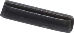 Made in USA - 1/16" Diam x 1/4" Long Slotted Spring Pin - Grade 1070-1090 Alloy Steel, Black Oxide Finish - All Tool & Supply