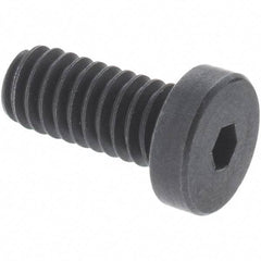 Value Collection - M12x1.75 Metric Coarse Hex Socket Drive, Low Socket Cap Screw - Grade 10.9 Alloy Steel, Black Oxide Finish, Fully Threaded, 30mm Length Under Head - All Tool & Supply