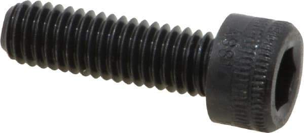 Holo-Krome - M6x1.00 Metric Coarse Hex Socket Drive, Socket Cap Screw - Grade 12.9 Alloy Steel, Black Oxide Finish, Fully Threaded, 20mm Length Under Head - All Tool & Supply