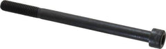 Holo-Krome - M8x1.25 Metric Coarse Hex Socket Drive, Socket Cap Screw - Grade 12.9 Alloy Steel, Black Oxide Finish, Partially Threaded, 110mm Length Under Head - All Tool & Supply