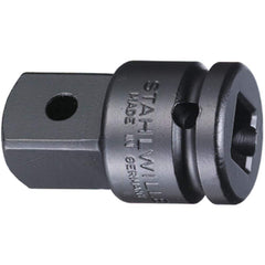 Socket Adapters & Universal Joints; Adapter Type: Impact; Male Size: 3/4; Female Size: 1/2; Male Drive Style: Square; Overall Length (Inch): 2 in; Female Drive Style: Square; Finish: Gunmetal; Material: Steel