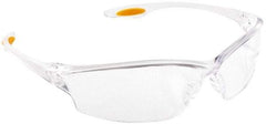 MCR Safety - Clear Lenses, Framed Safety Glasses - Anti-Fog, Scratch Resistant, Clear Plastic Frame, Size Universal, Wrap Around - All Tool & Supply