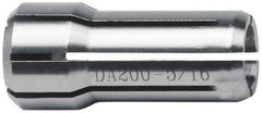 Accupro - 5/64 Inch, Series DA200 Double Angle Collet - 1.637 Inch Overall Length - Exact Industrial Supply