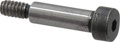 Holo-Krome - 1/4" Shoulder Diam x 3/4" Shoulder Length, #10-24 UNRC, Hex Socket Shoulder Screw - 8 Alloy Steel, Uncoated, 0.357 to 3/8" Head Diam - All Tool & Supply