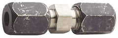 Made in USA - 1-1/4" OD, Grade 316Stainless Steel Union - 1-11/16" Hex, Comp x Comp Ends - All Tool & Supply