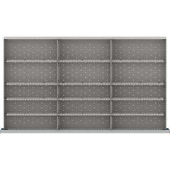 LISTA - 15-Compartment Drawer Divider Layout for 3.15" High Drawers - All Tool & Supply