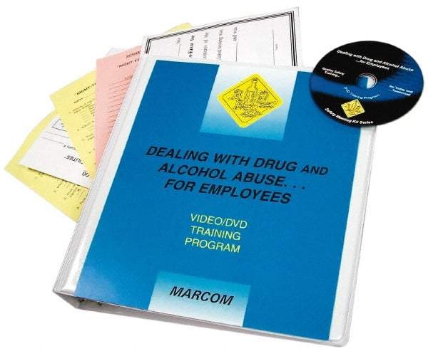 Marcom - Dealing with Drug and Alcohol Abuse for Managers and Supervisors, Multimedia Training Kit - 19 Minute Run Time DVD, English and Spanish - All Tool & Supply