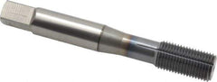 OSG - M10x1.00 Metric Fine D5 Thread Limit Bottoming Thread Forming Tap - Powdered Metal High Speed Steel, TiCN Finish, 2-15/16" OAL, 1-1/4" Thread Length, Right Hand Thread, Series EXOTAP NRT - All Tool & Supply