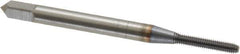 OSG - M2x0.40 Metric Coarse D5 Thread Limit Modified Bottoming Thread Forming Tap - Powdered Metal High Speed Steel, TiCN Finish, 1-3/4" OAL, 7/16" Thread Length, Right Hand Thread, Series EXOTAP NRT - All Tool & Supply