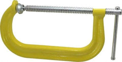 Gibraltar - Regular-Duty 8" Max Opening, 3-1/4" Throat Depth, Forged Steel Standard C-Clamp - 6,900 Lb Capacity, 0" Min Opening, Deep Throat - All Tool & Supply