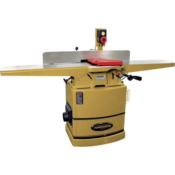 Jet - 7,000 RPM, 8" Cutting Width, 1/2" Cutting Depth, Jointer - 4-3/4" Fence Height, 38" Fence Length, 2 hp - All Tool & Supply