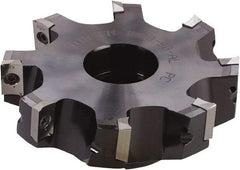 Kyocera - 50.8mm Cut Diam, 25.4mm Arbor Hole, 12.7mm Max Depth of Cut, 30° Indexable Chamfer & Angle Face Mill - 3 Inserts, XPMT 15T3 Insert, Right Hand Cut, 3 Flutes, Series FM - All Tool & Supply