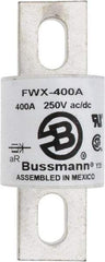 Cooper Bussmann - 250 VAC/VDC, 400 Amp, Fast-Acting Semiconductor/High Speed Fuse - Stud Mount Mount, 3-27/32" OAL, 200 (RMS), 50 at DC kA Rating, 1-1/2" Diam - All Tool & Supply