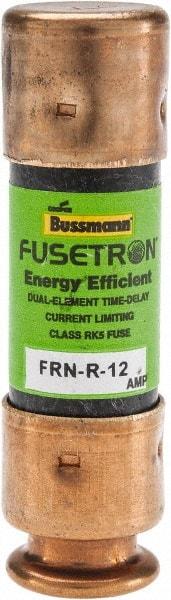 Cooper Bussmann - 125 VDC, 250 VAC, 12 Amp, Time Delay General Purpose Fuse - Fuse Holder Mount, 50.8mm OAL, 20 at DC, 200 (RMS) kA Rating, 9/16" Diam - All Tool & Supply