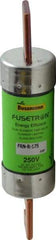 Cooper Bussmann - 125 VDC, 250 VAC, 175 Amp, Time Delay General Purpose Fuse - Bolt-on Mount, 7-1/8" OAL, 20 at DC, 200 (RMS) kA Rating, 1-9/16" Diam - All Tool & Supply