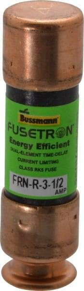 Cooper Bussmann - 125 VDC, 250 VAC, 3.5 Amp, Time Delay General Purpose Fuse - Fuse Holder Mount, 50.8mm OAL, 20 at DC, 200 (RMS) kA Rating, 9/16" Diam - All Tool & Supply