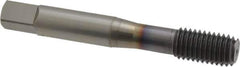 OSG - M10x1.50 Metric Coarse D6 Thread Limit Modified Bottoming Thread Forming Tap - Powdered Metal High Speed Steel, TiCN Finish, 2-15/16" OAL, 1-1/4" Thread Length, Right Hand Thread, Series EXOTAP NRT - All Tool & Supply