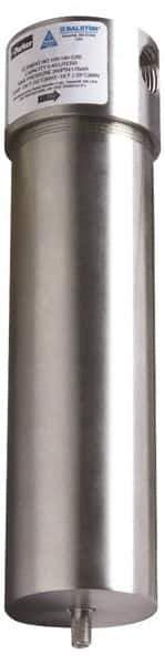 Parker - 1/4" Port, 7" High x 3" Wide, FRL Filter with Stainless Steel Bowl & Manual Drain - 175 Max psi, 275°F Max - All Tool & Supply