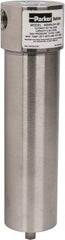 Parker - 1/2" Port, 10" High x 3" Wide, FRL Filter with Stainless Steel Bowl & Automatic Drain - 175 Max psi, 120°F Max - All Tool & Supply