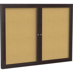 Ghent - Cork Bulletin Boards Style: Enclosed Cork Bulletin Boards Color: Natural Cork - All Tool & Supply