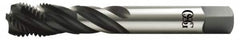 OSG - 5/8-18 UNF, 4 Flute, Oxide Finish High Speed Steel Fast Spiral Flute Tap - Exact Industrial Supply