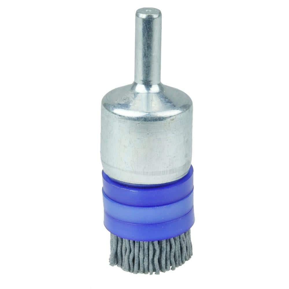 End Brushes: 3/4″ Dia, Nylon, Crimped Wire 10,000 Max RPM