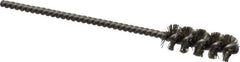 Weiler - 3/8" Diam Helical Stainless Steel Tube Brush - 0.008" Filament Diam, 1" Brush Length, 3-1/2" OAL, 1/8" Diam Stainless Steel Shank - All Tool & Supply